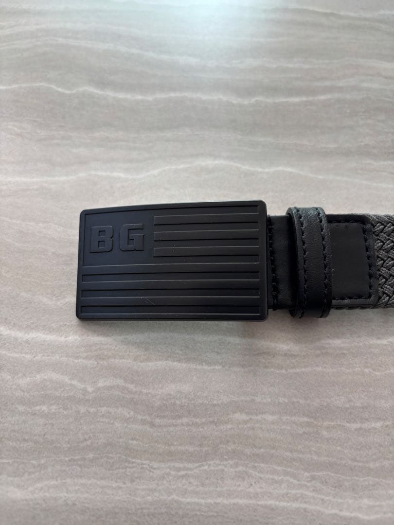 BRIEFING GOLF ◆ベルト　グレー　メンズ　サイズM