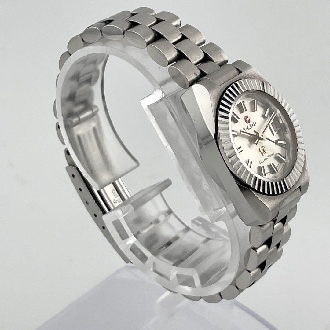 【稼働/自動巻き】ラドー　ゴールデンホース　腕時計　デイト　ヴィンテージ　超硬