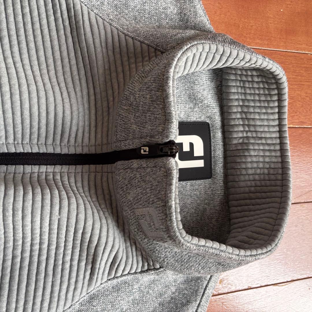 【早い者勝ち】フットジョイ/footjoy/ゴルフウェアメンズLグレージップ付き