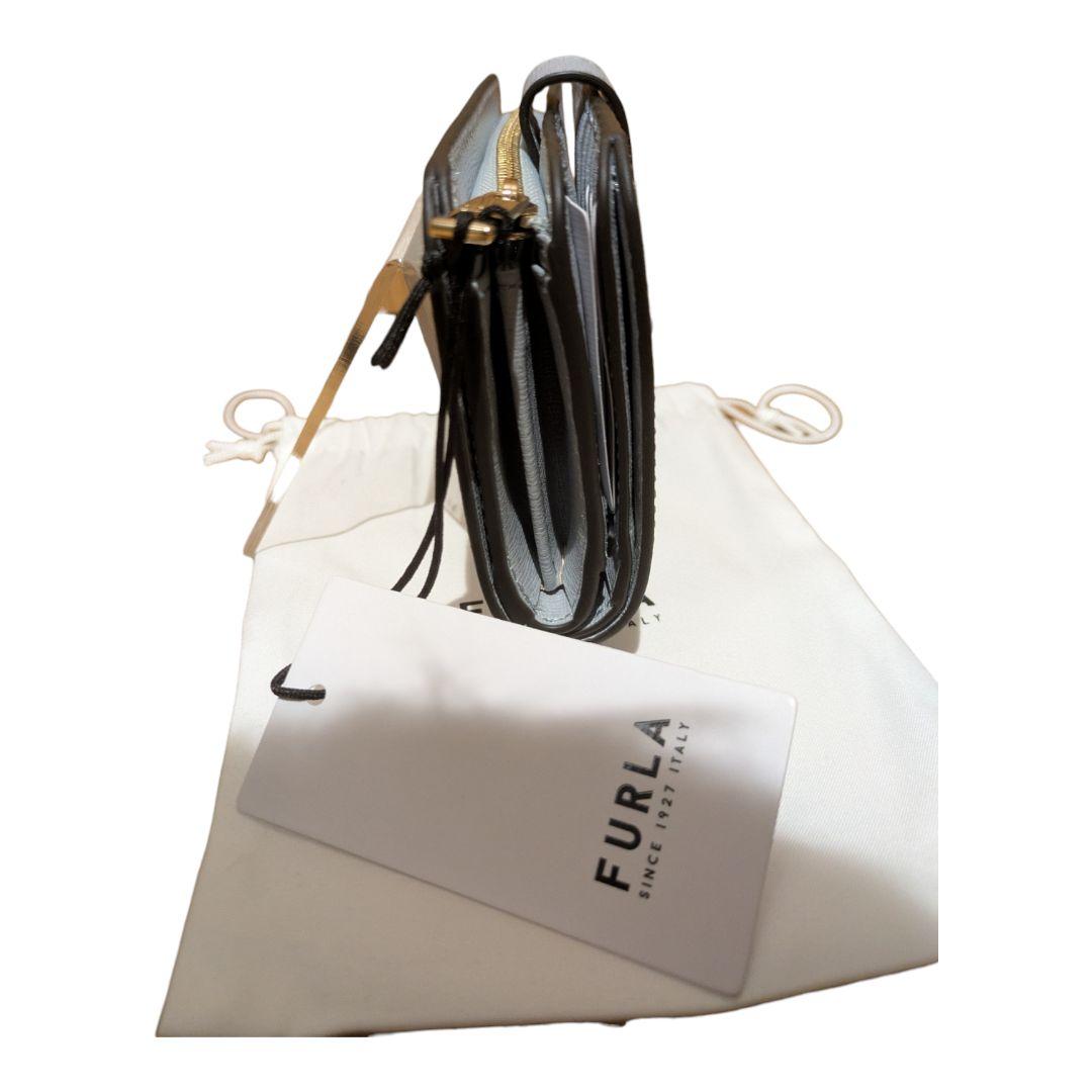 【新品未使用】 FURLA フルラ BABYLON(バビロン) M 水色　ブルー