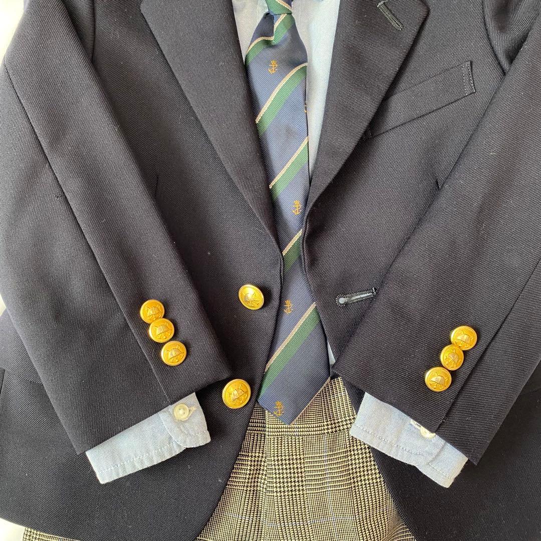 ポロラルフローレン　金ボタン紺ブレ フォーマル スーツ　セットアップ　110cm