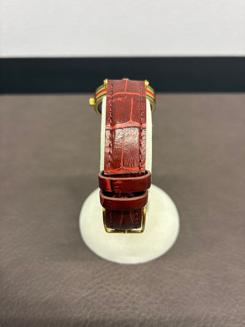 【最終値下げ！】GUCCI シェリーライン レッド 腕時計 稼働品