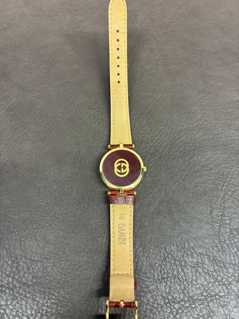 【最終値下げ！】GUCCI シェリーライン レッド 腕時計 稼働品