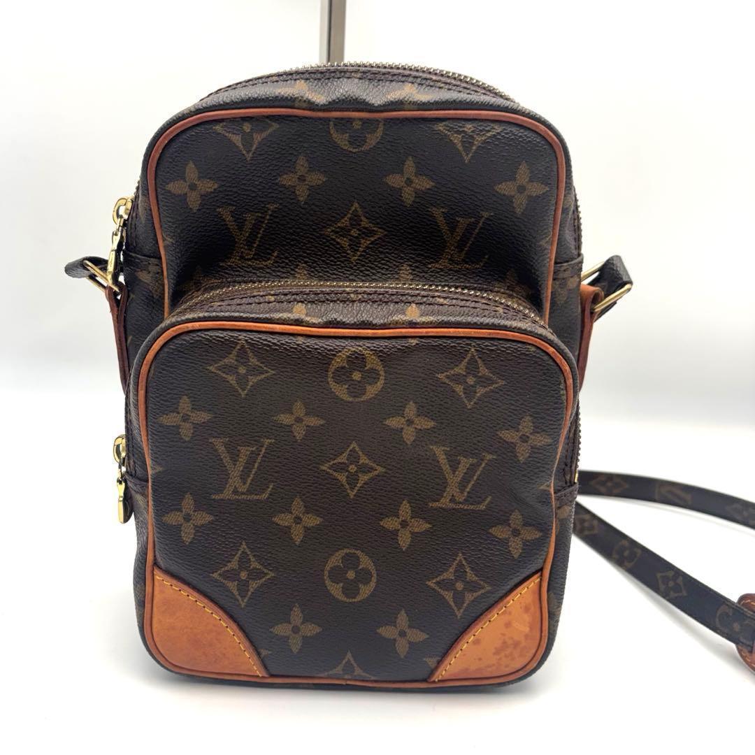 鑑定済み　ルイヴィトン　アマゾン　ショルダーバッグ　バッグ　モノグラム　斜めがけ