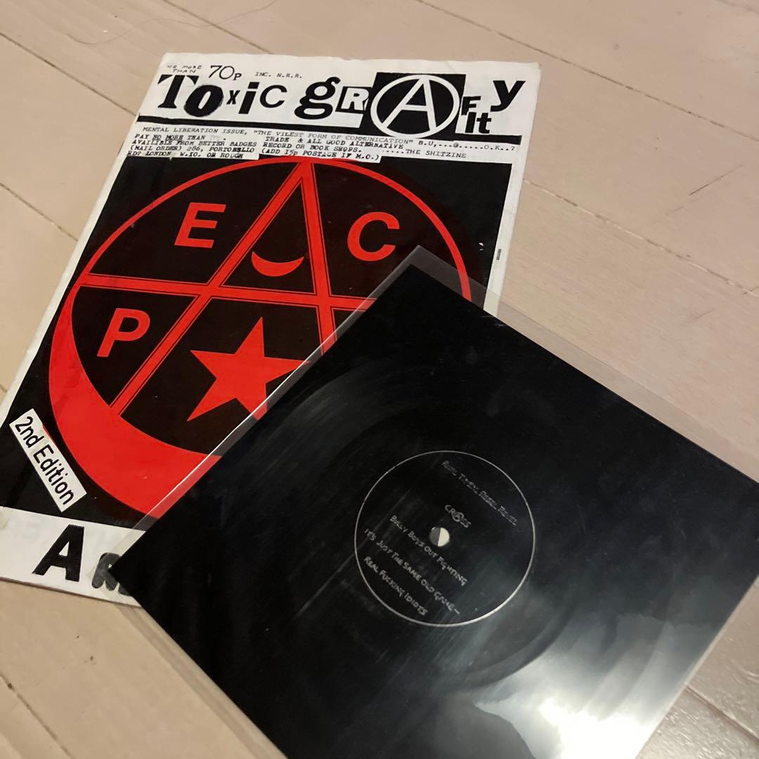 希少 TOXIC GRAFITY ZINE 1980 CRASSソノシート付