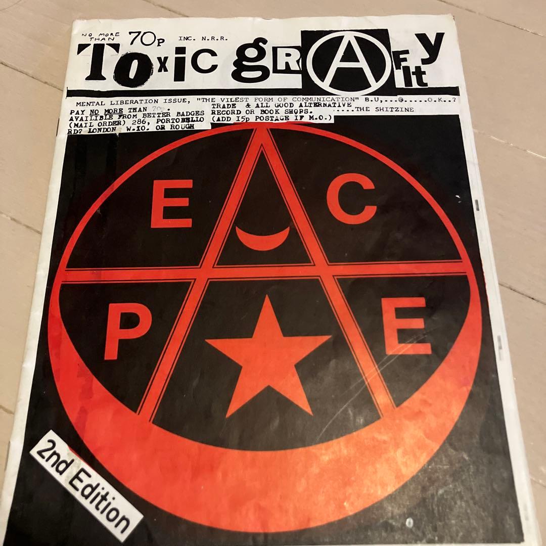 希少 TOXIC GRAFITY ZINE 1980 CRASSソノシート付