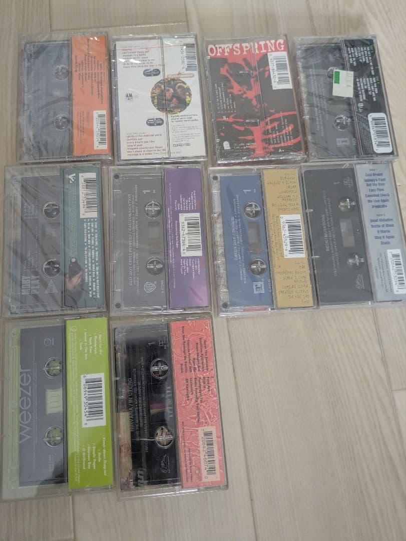 NIRVANA他　洋楽カセットテープ セット　８本未開封