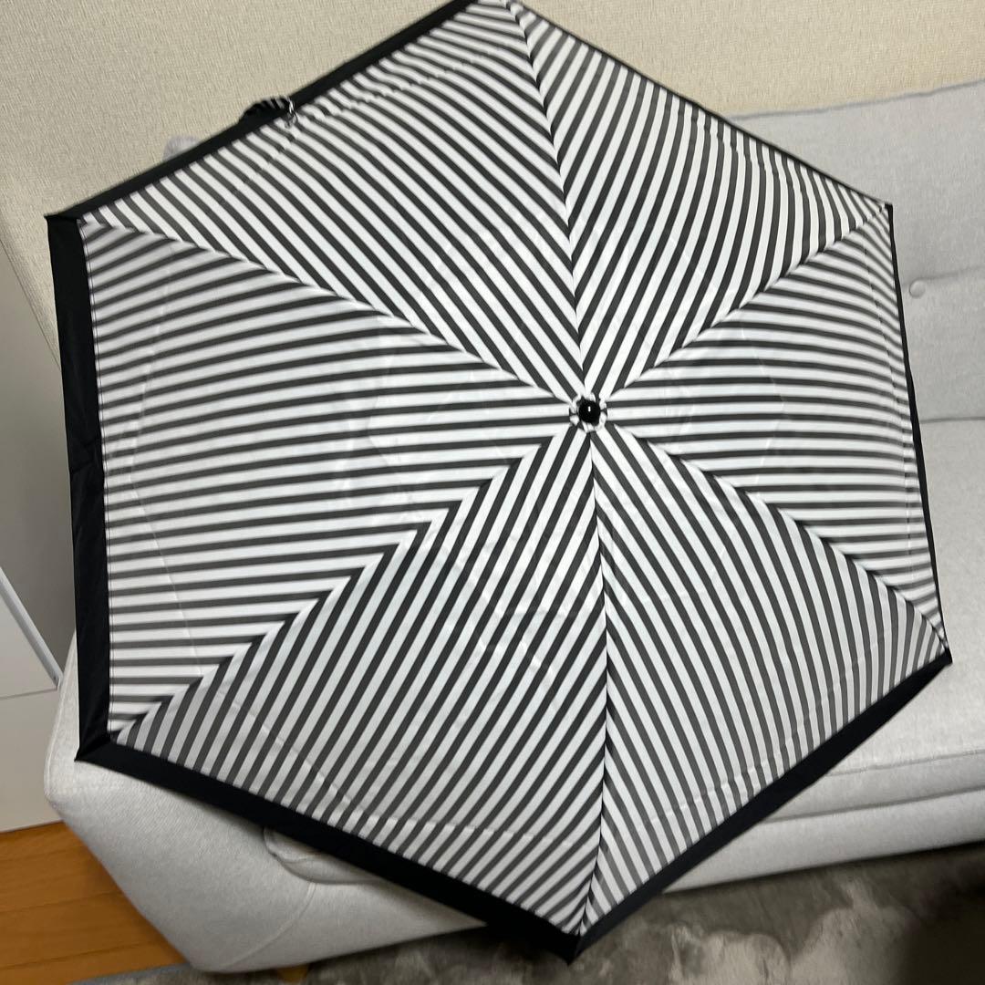 サンバリア 3段折日傘ストライプ