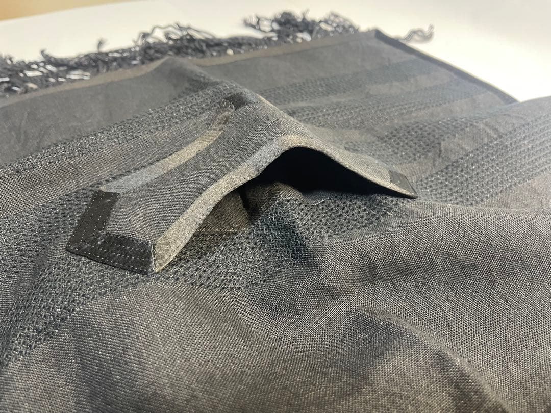 Number (n)ine 大判ストール　シルク　マフラー　ナンバーナイン　黒