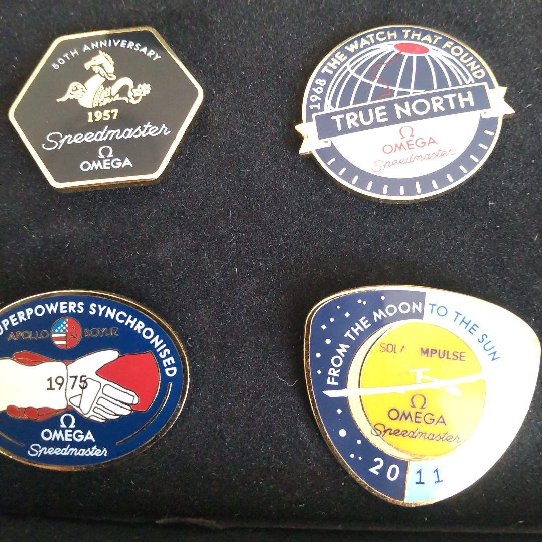オメガ スピードマスター 月面着陸50周年記念 ノベルティ ピンズ 希少品