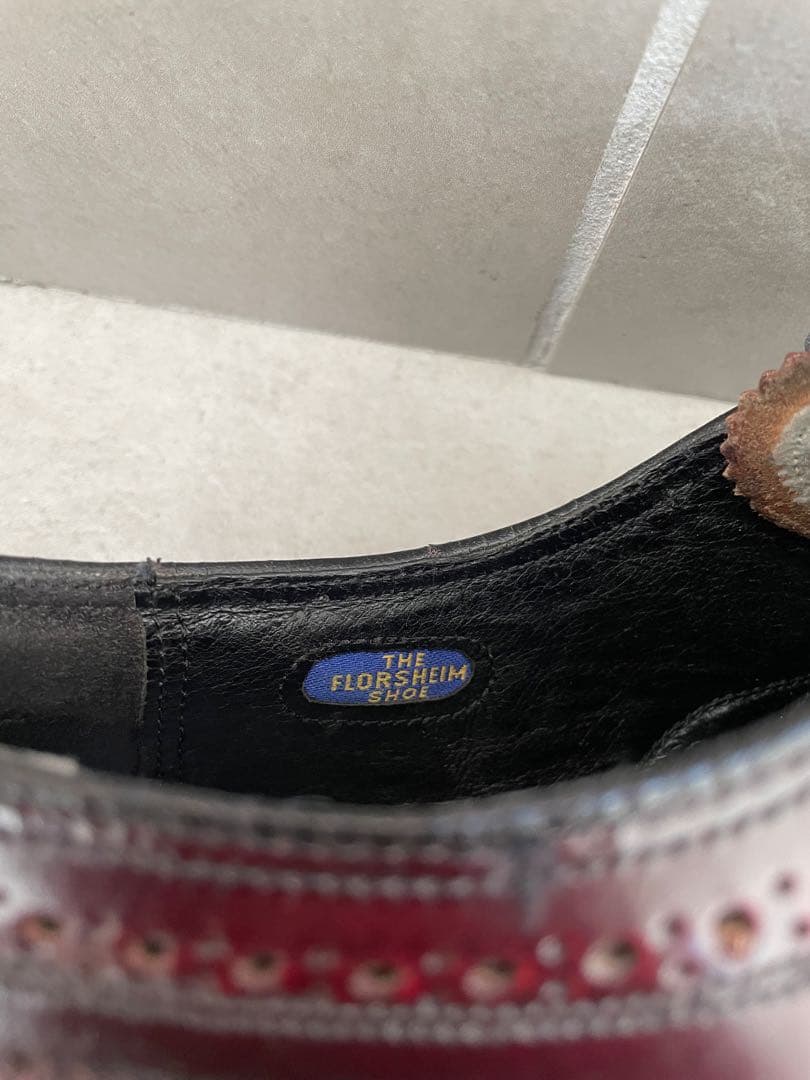 USA製 FLORSHEIM IMPERIAL フローシャイム ウイングチップ8