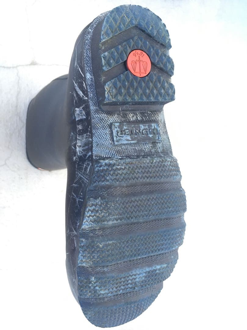 HUNTER レインブーツ　ネイビー　メンズ　UK7