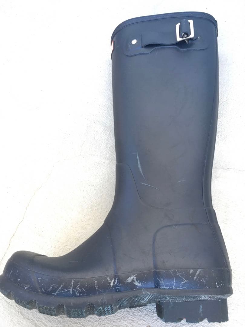 HUNTER レインブーツ　ネイビー　メンズ　UK7