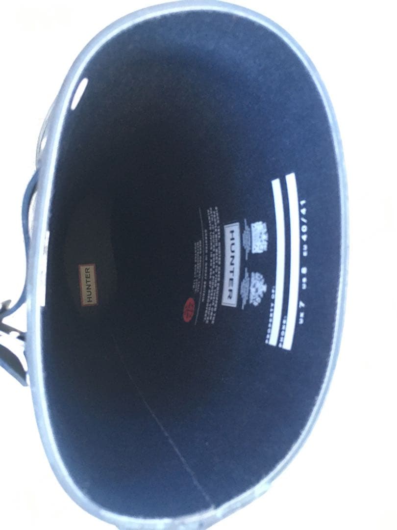 HUNTER レインブーツ　ネイビー　メンズ　UK7