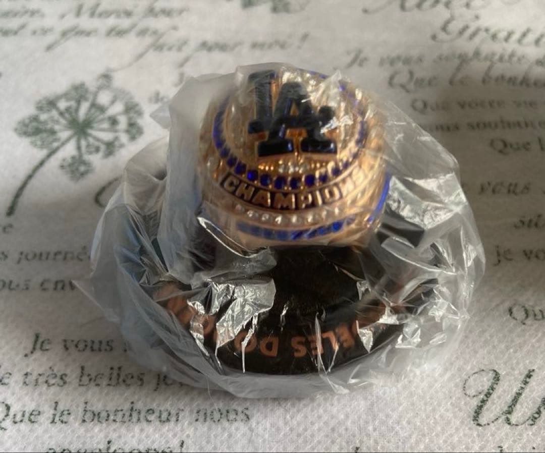 ロサンゼルス・ドジャース 優勝記念品 レプリカリング　フリーマン