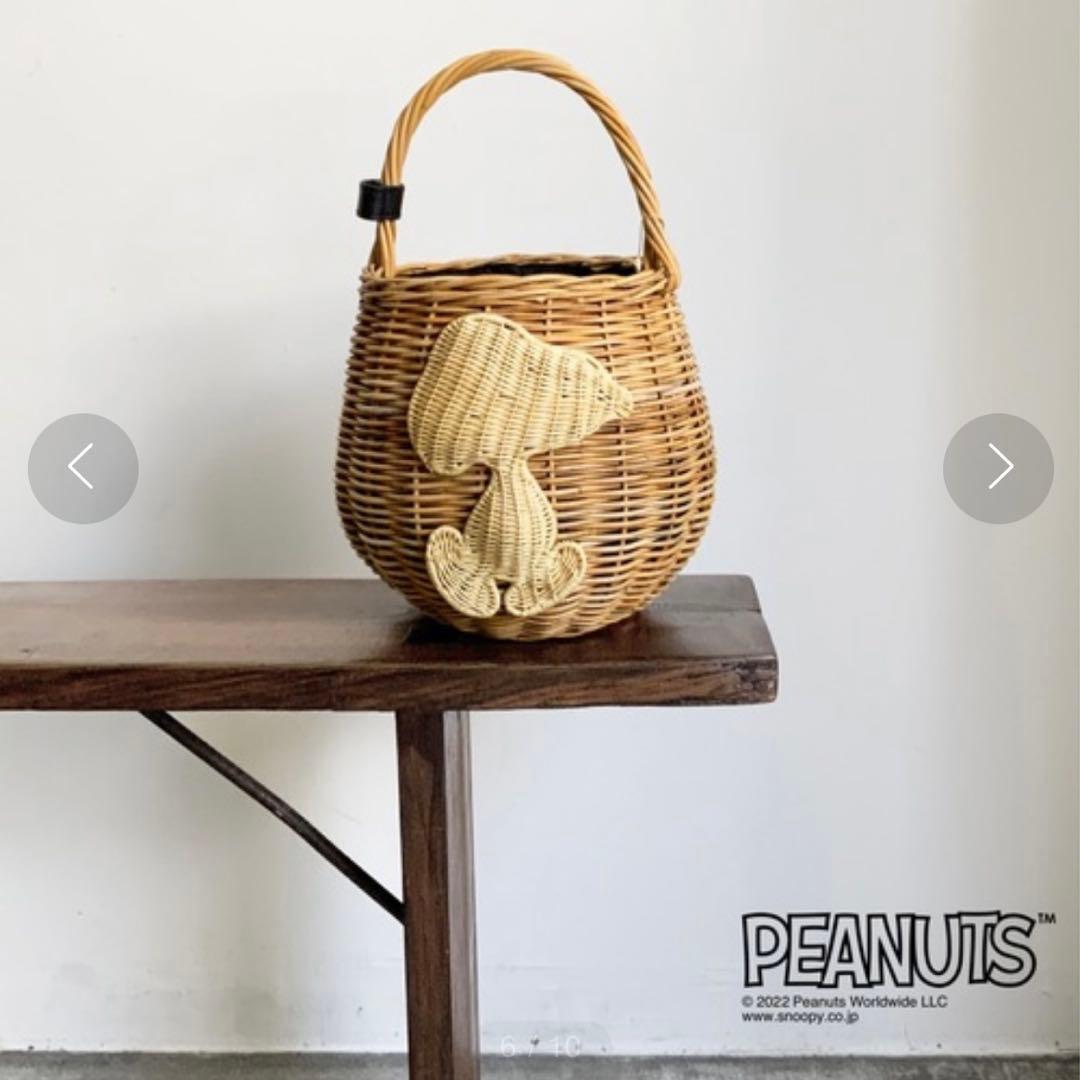 レア！未使用品★KIS Design × PEANUTS アラウンドバスケット