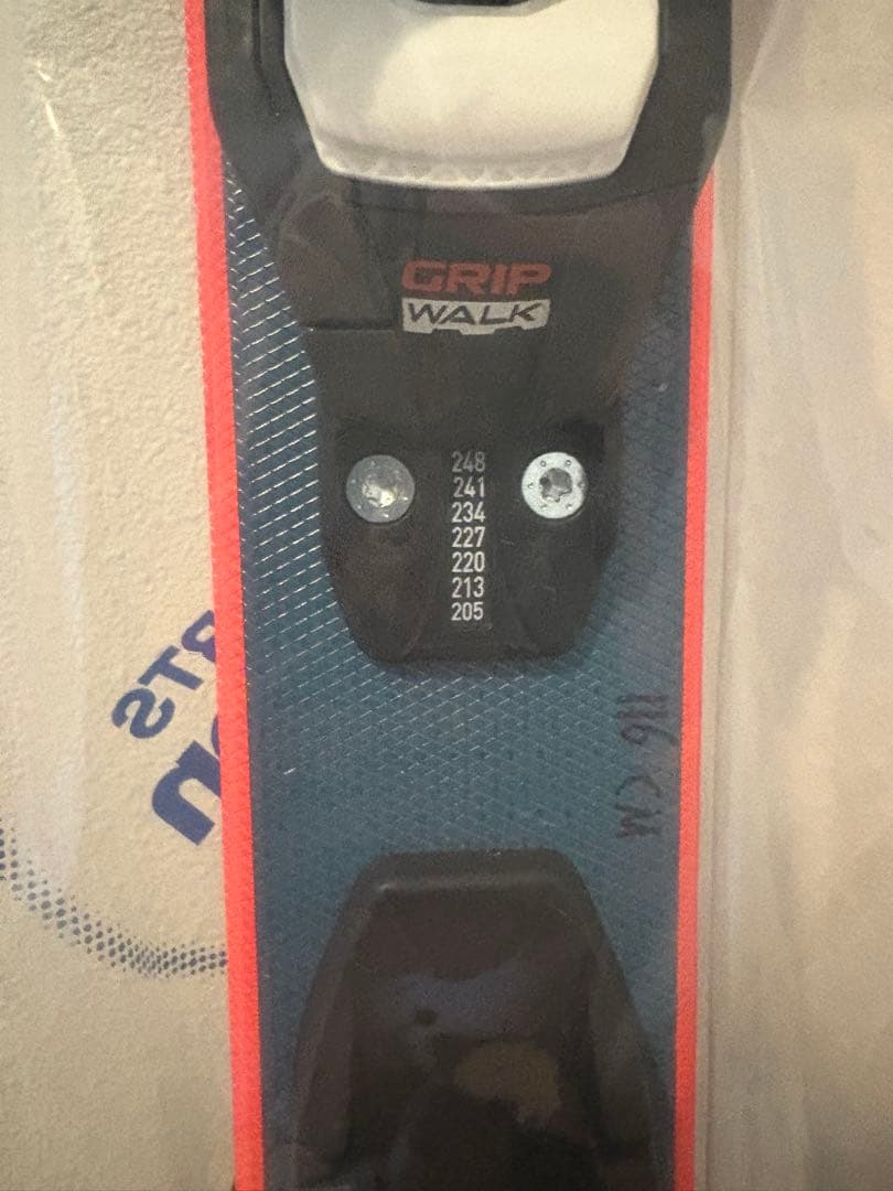 スキーセット　子ども用　板116cm ブーツ20cm ストック85cm