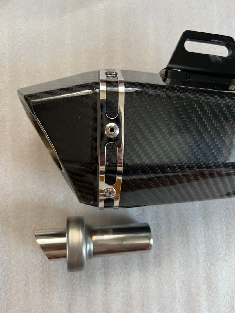 m*o様 ほぼ新品　60.5サイレンサー　ヘキサゴンマフラー　50.8変換アダプ