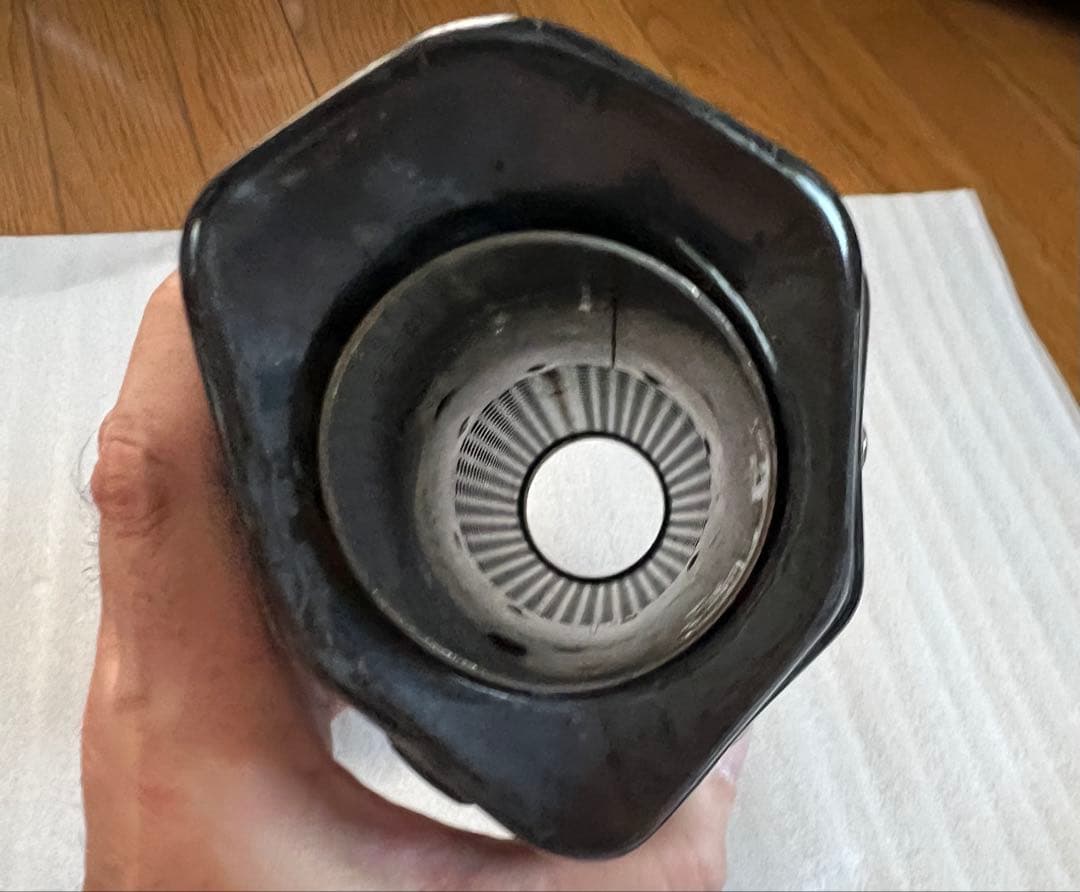 m*o様 ほぼ新品　60.5サイレンサー　ヘキサゴンマフラー　50.8変換アダプ