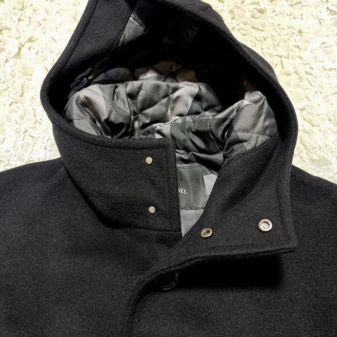 新品 ブラックレーベル クレストブリッジ チェック フーデッド コート