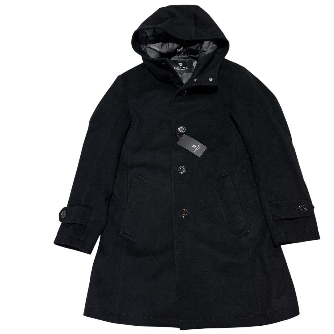 新品 ブラックレーベル クレストブリッジ チェック フーデッド コート