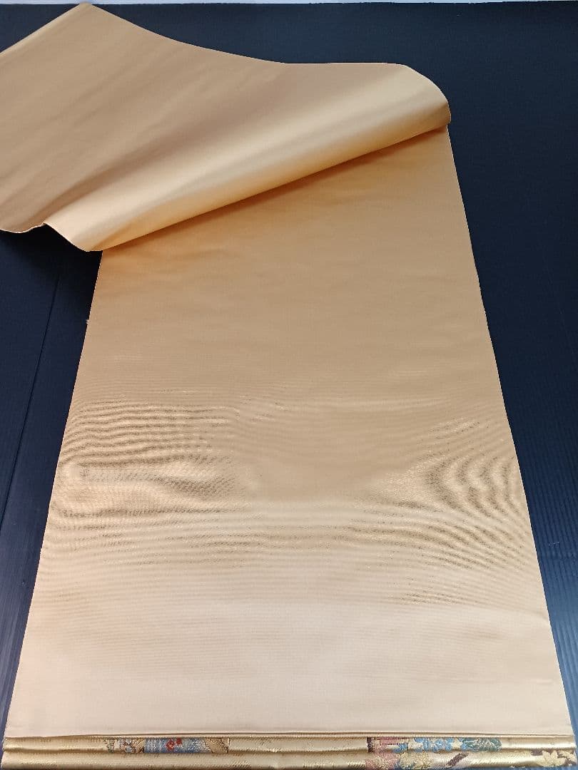 ［お太鼓柄］袋帯　新品未使用品　本金箔　宮中花車文　450cm O-015