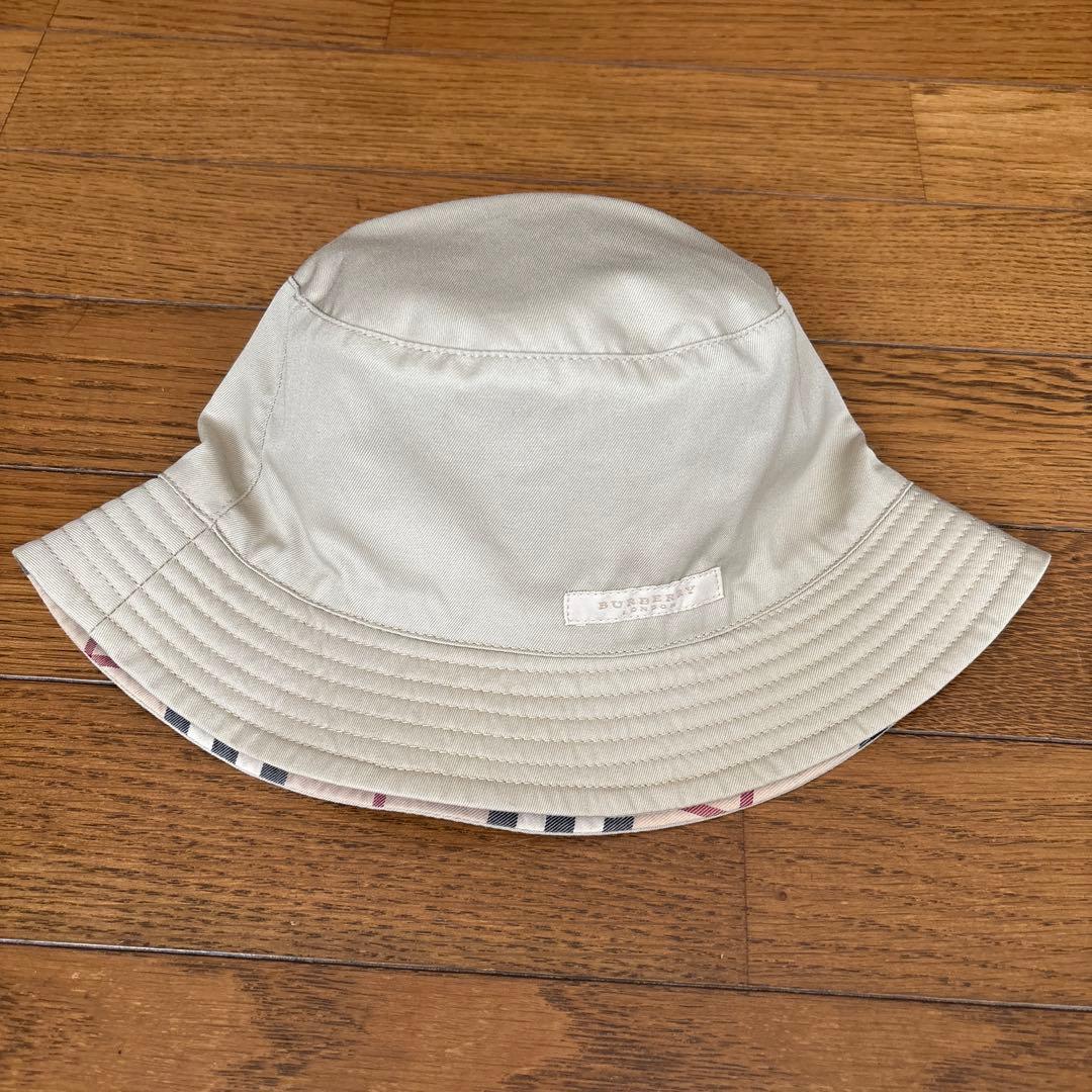 BUBERRYバーバリーロンドン　帽子　リバーシブル