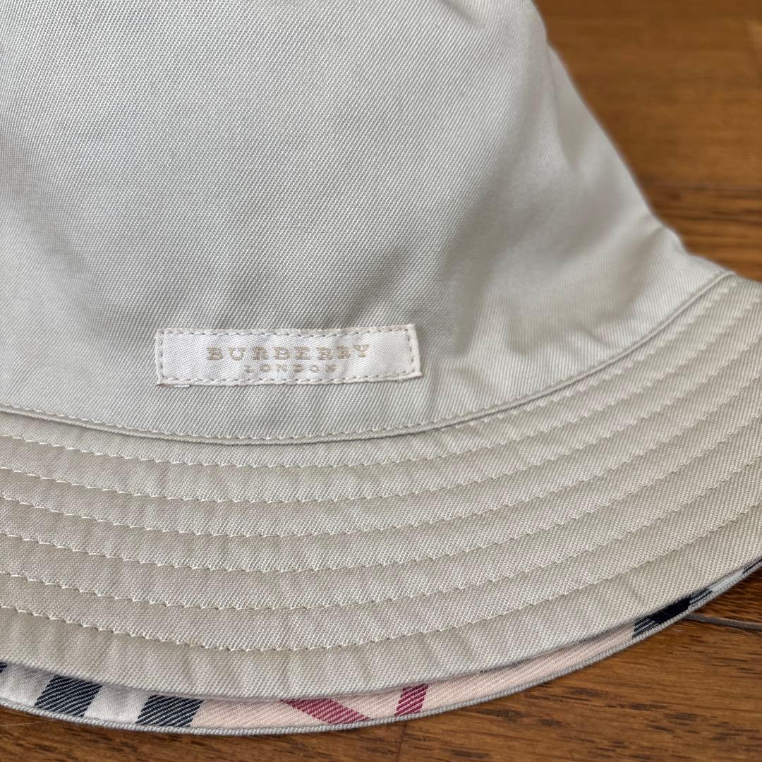 BUBERRYバーバリーロンドン　帽子　リバーシブル