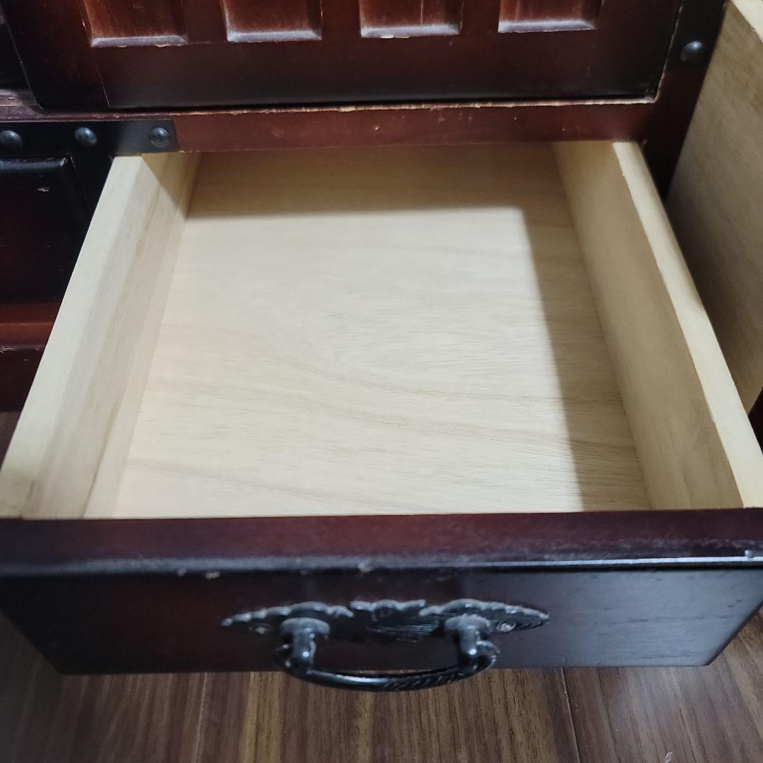 【タイムセール3/3まで】レトロ風階段箪笥