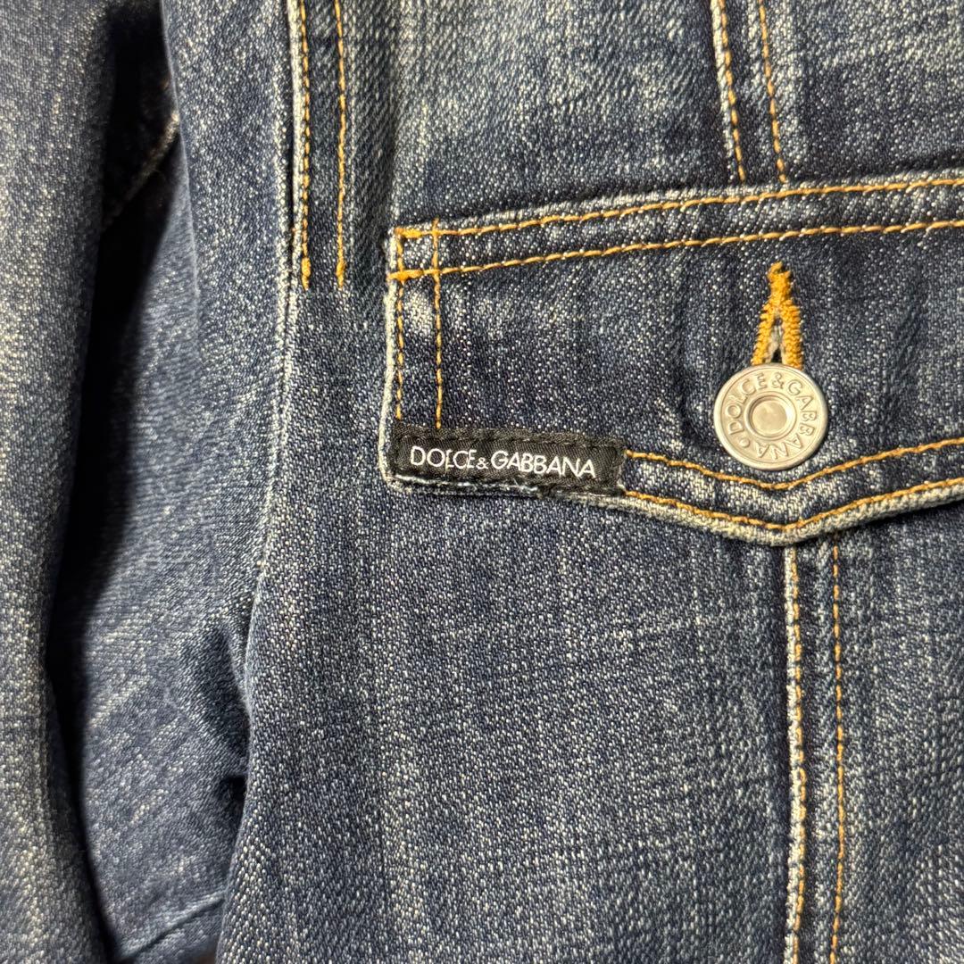 Dolce&Gabbana ハムスター ファー デニム ジャケット