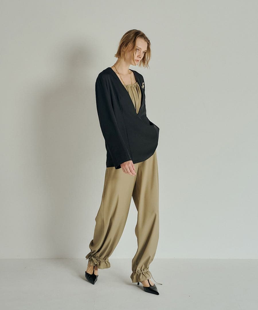 ウ★新品et.UNiVER Practical over blouse set