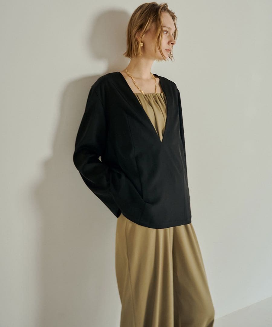 ウ★新品et.UNiVER Practical over blouse set