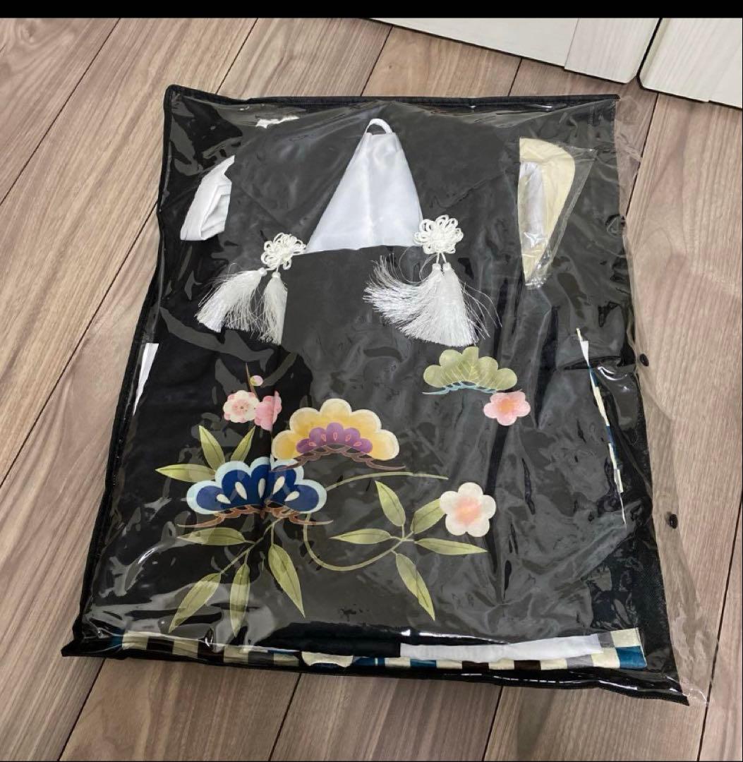 七五三　袴　男の子　3歳　一式セット　被布　草履　下駄　雪駄