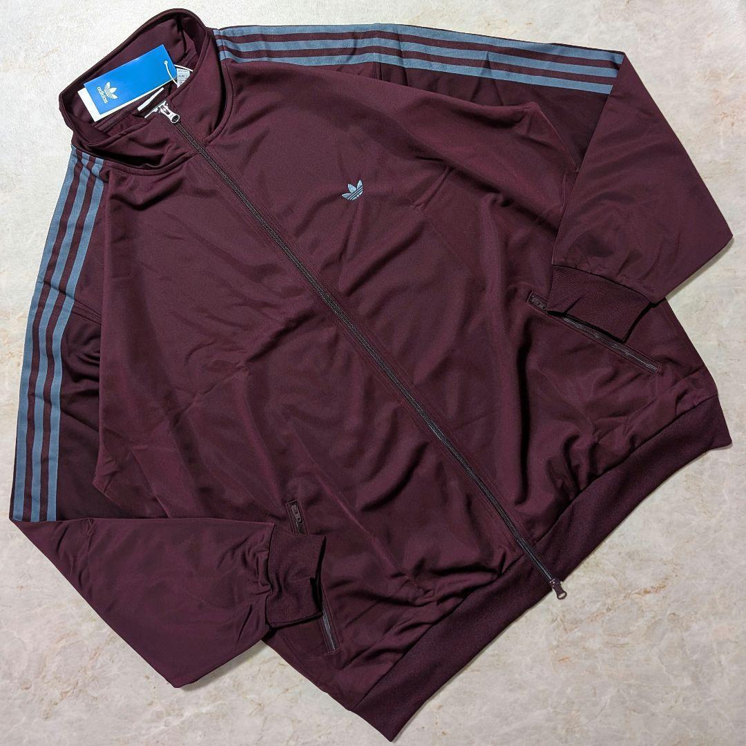 新品✨廃盤品 アディダス ベッケンバウアートラックジャケット マルーン紫青2XL