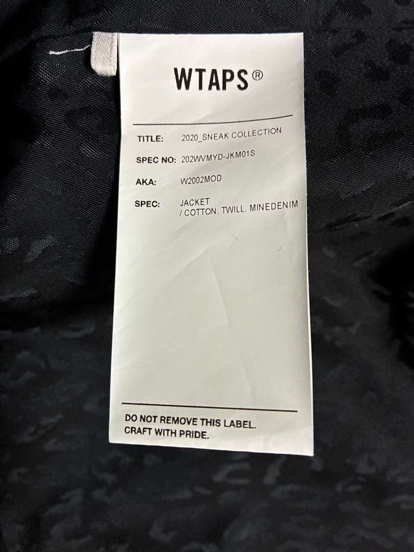 WTAPS × MINEDENIM2020SNEAKCOLLECTION X01