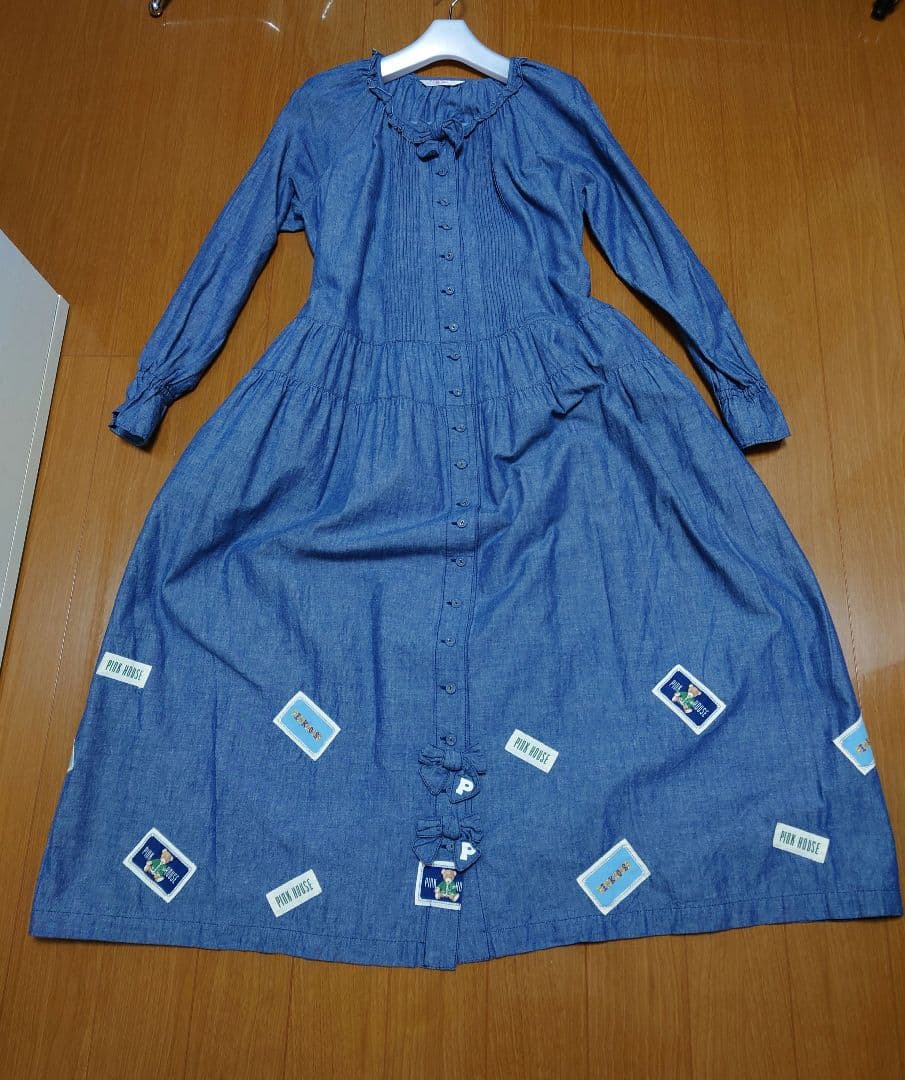 PINKHOUSE ピンクハウス　ワッペンワンピース
