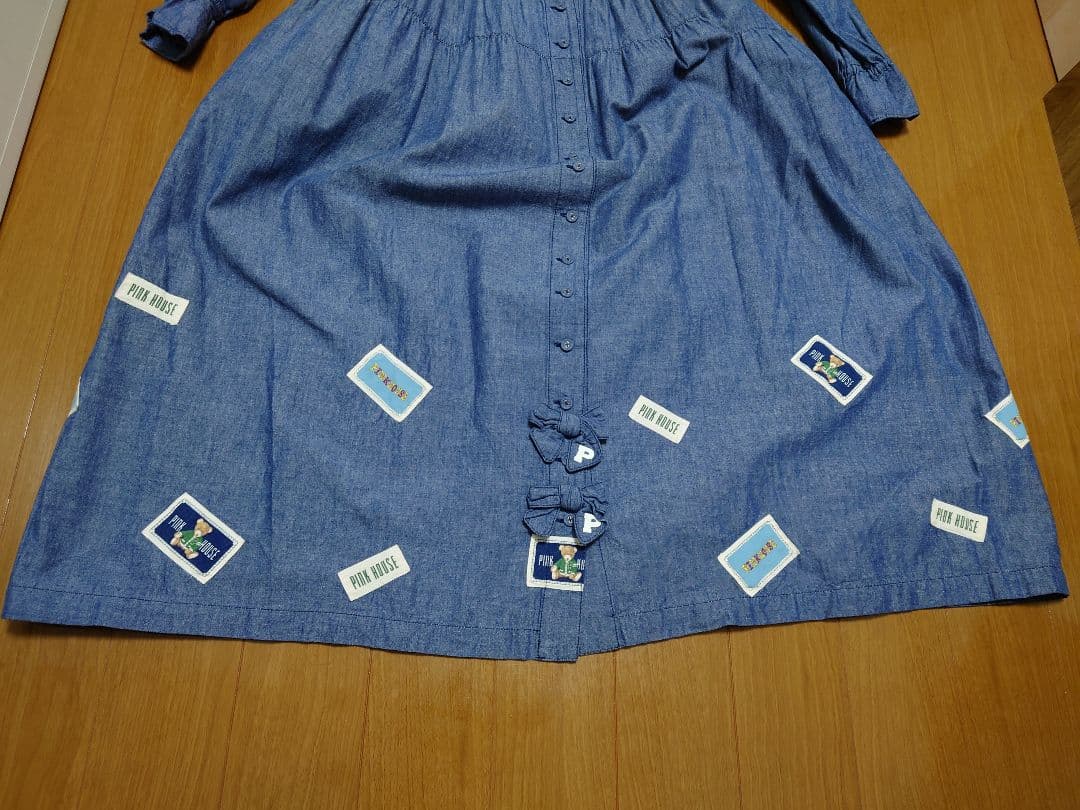 PINKHOUSE ピンクハウス　ワッペンワンピース