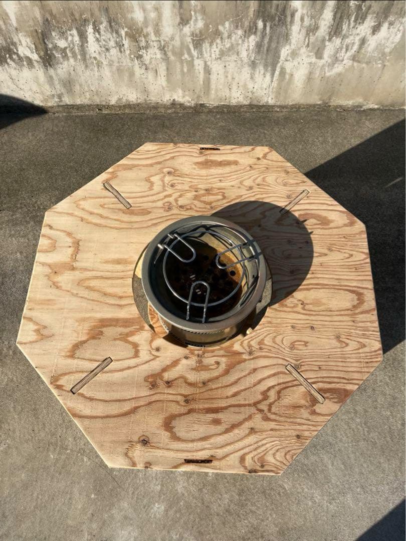 YAMAGOMORY 八卓 High 七輪テーブル　折りたたみ