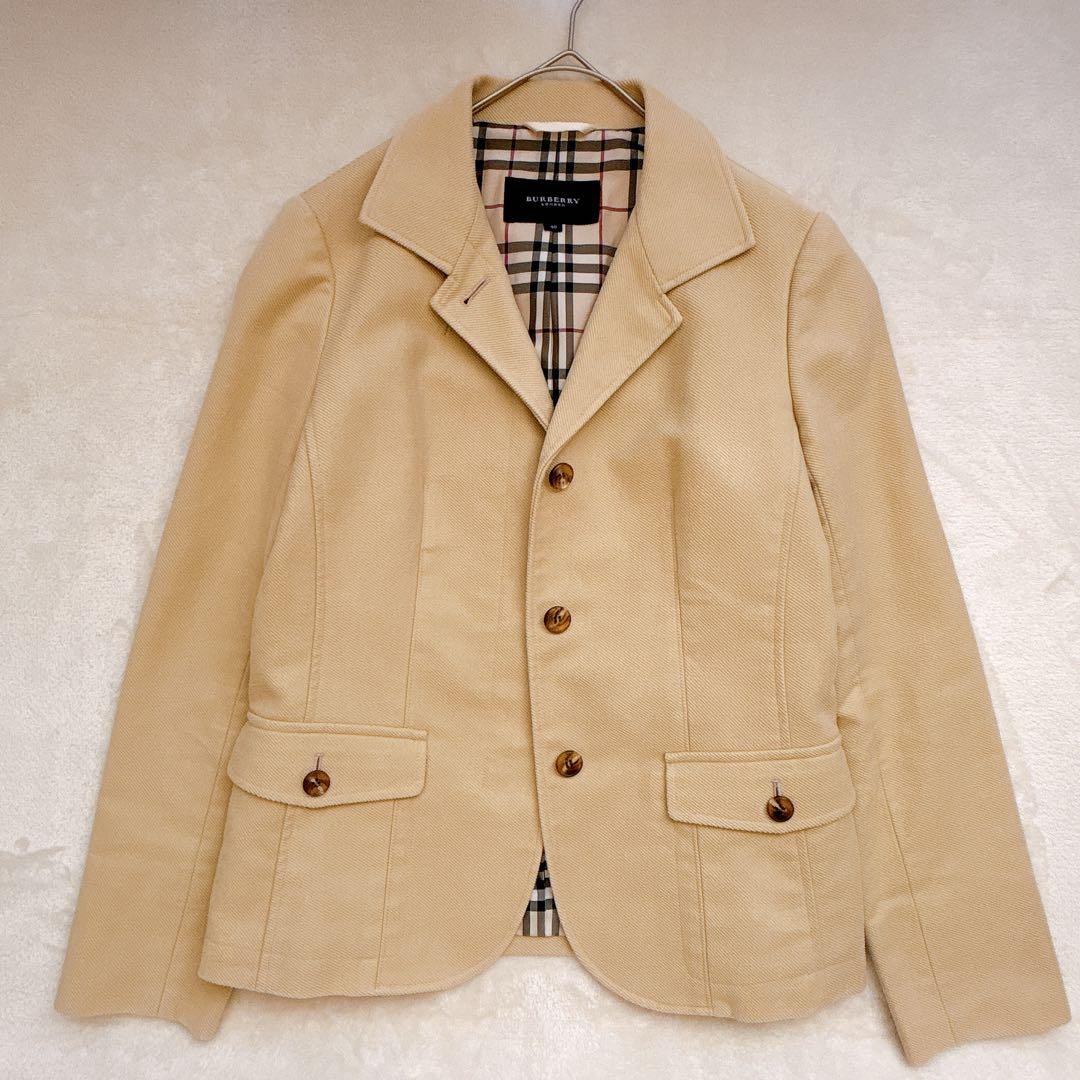 BURBERRY LONDON テーラードジャケット ノバチェック ホースロゴ