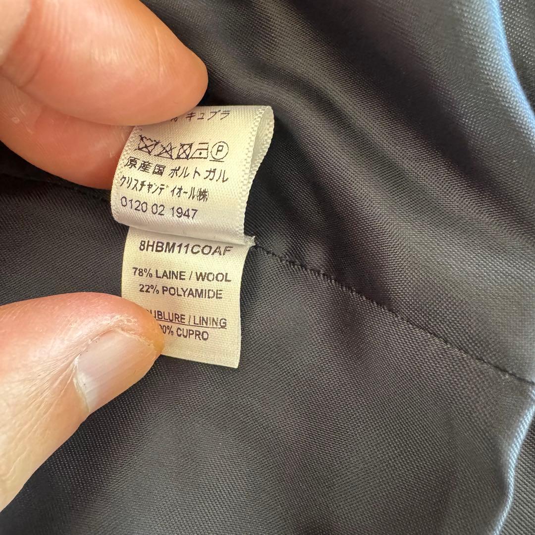 Christian Dior クリスチャンディオールキッズ　ウールコートネイビー