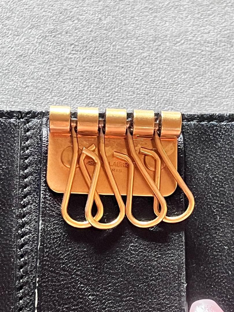 SAINT LAURENT キーケース ブラック