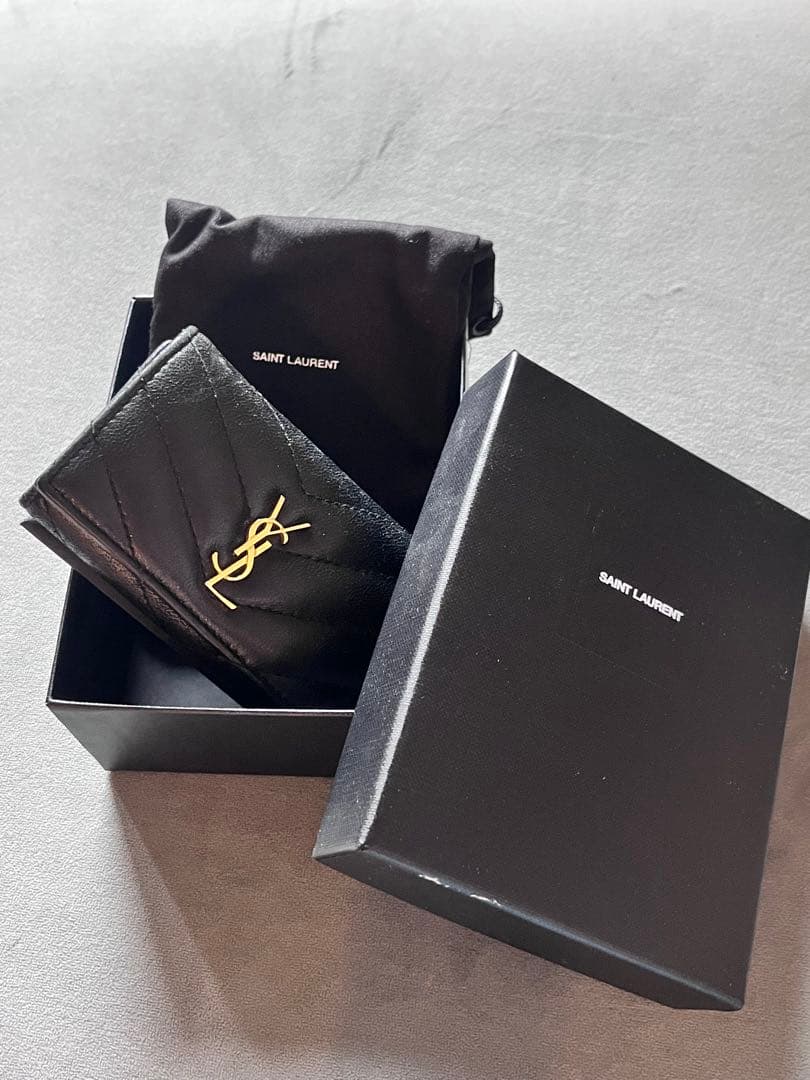 SAINT LAURENT キーケース ブラック