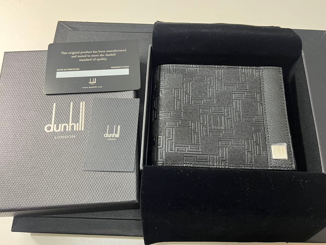 【未使用】ダンヒル　二つ折り財布