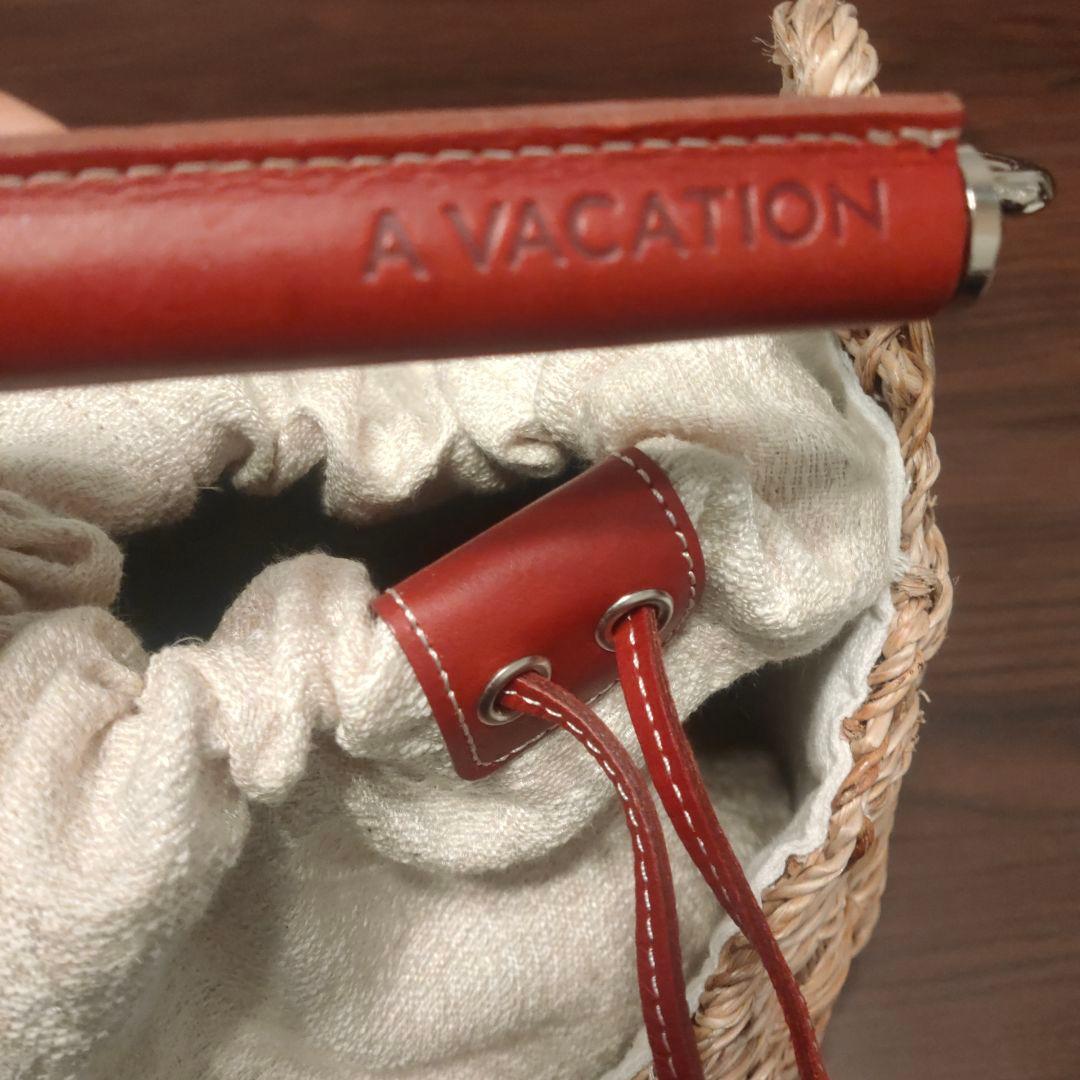 A VACATION バケツ型 かごバッグ
