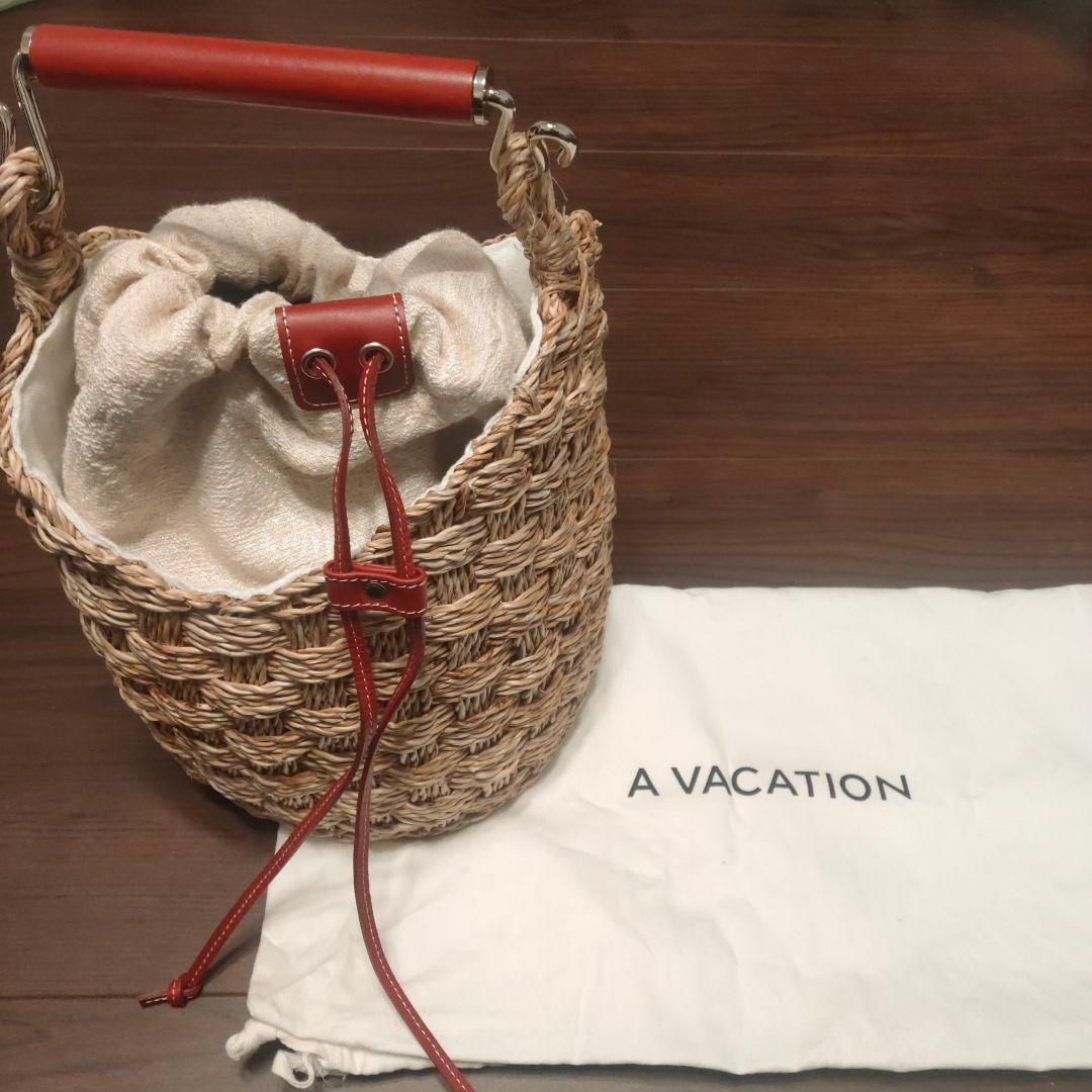 A VACATION バケツ型 かごバッグ