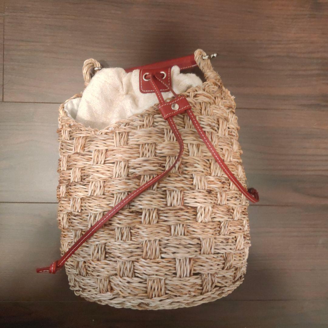 A VACATION バケツ型 かごバッグ