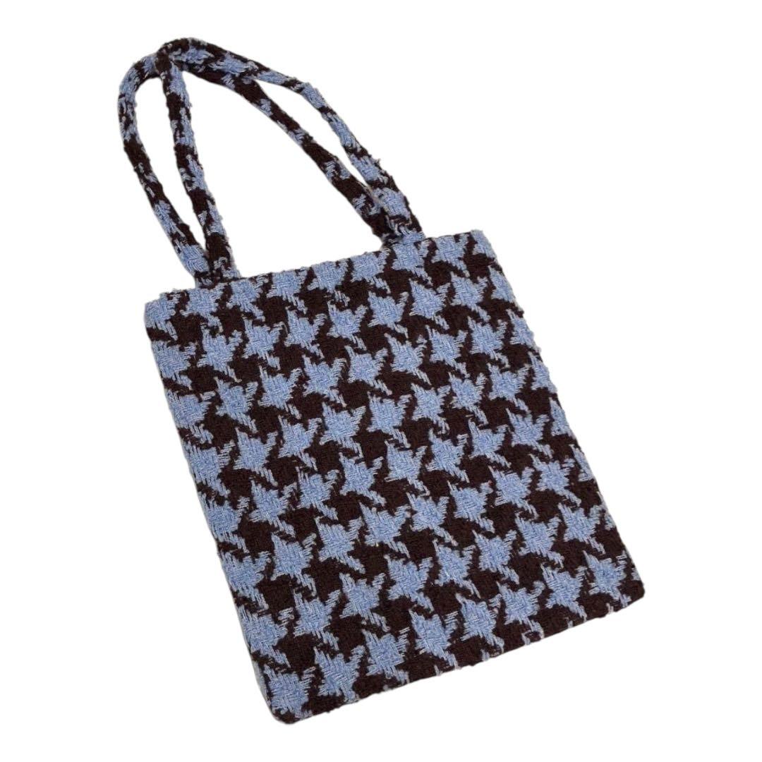 え*の様 【新品未使用】 CHANEL 千鳥格子 ブラック スパンコール トート