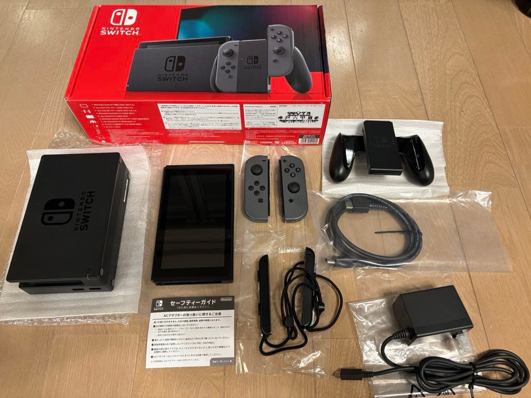 Nintendo Switch グレー 本体　一式