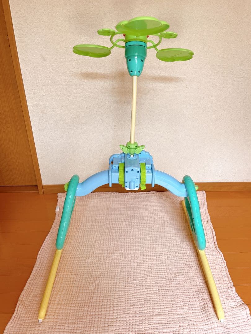 【美品送料無料】ディズニー 6WAYジムにへんしんメリー　プーメリー　可動