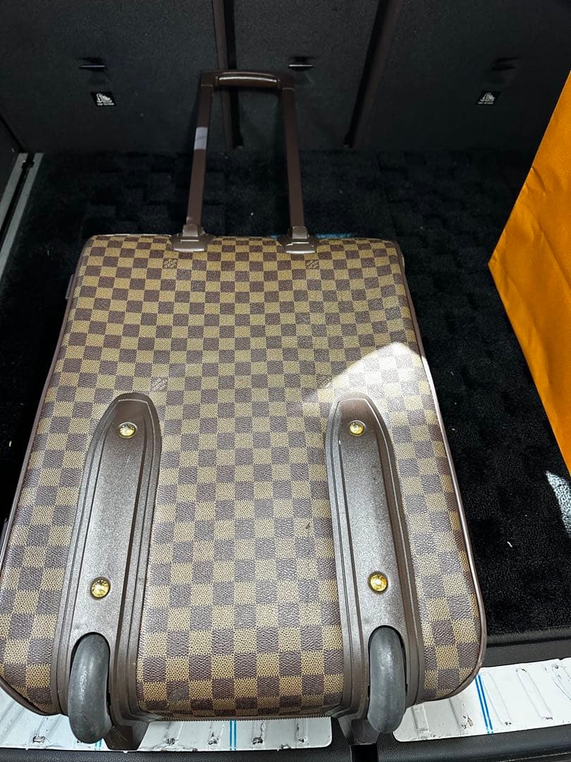 超美品■ルイヴィトン■ダミエ ペガス 55 M23294 レザー スーツケース